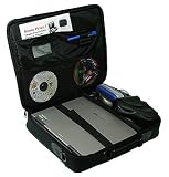 LAPTOP CASE (UP TO 17") IN BLACK POLYESTER
