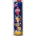 Littlest Pet Shop Spring Tube Pink Owl, Butterfly and Great Dane