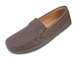 Twin Gore Moose Minnetonka Moccasin in Chocolate