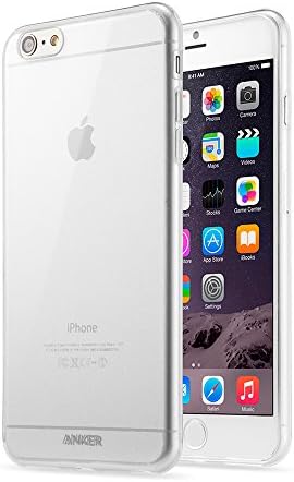 iPhone 6 Plus Case, Anker [2-Pack] Ultra Thin Soft TPU Transparent Cover Cases for iPhone 6 Plus 5.5 inch (1 Crystal Clear + 1 Space Grey) [18-Month Warranty]