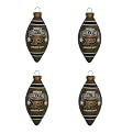 Purdue 4-Pk Ornament Set