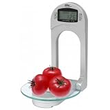 Elta - El-Ks250 - Balance Ménagère - Pèse-Aliments - Murale - 3Kg Max - Affichage Au Gramme Près - Plateau Verre