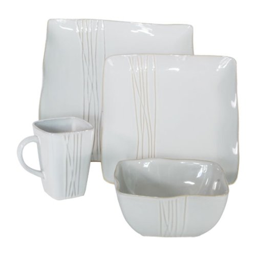 Yin-Yang 16piece Contemporary Dinnerware Set
