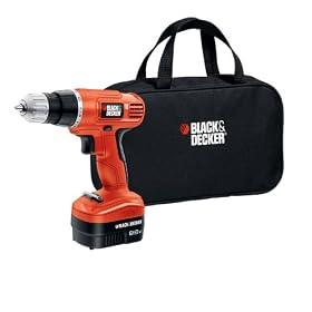 Black and Decker GCO9602SB 9.6-Volt Cordless Drill Driver with Storage Bag by Black & Decker