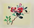 Butterflies and Flowers - Woven Wheat Stalk Picture, Hand Crafted