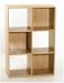 ClosetMaid 8695 6-Cube Organizer, Maple