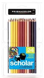 24 Color Scholar Art Pencil Set Prismacolor Boxed Set