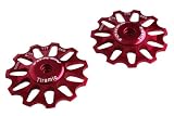 Token TK1711TBT Pulley Jockey Wheels 11T 20g MTB Road Bike Color Red