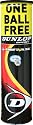 Dunlop Tennisball Fort Tournament 3+1, gelb