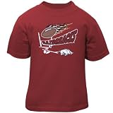 adidas Arkansas Razorbacks Cardinal Infant Slant Script T-shirt
