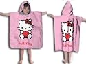 HELLO KITTY Kinderponcho Bademantel Badetuch NEU Rosa