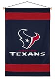 HOUSTON TEXANS OFFICIAL TEAM JERSEY WALL BANNER