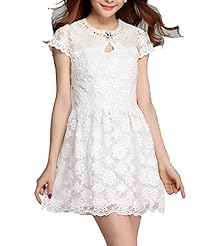 Spring Short Embroidered  Dress