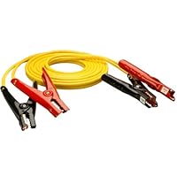 Coleman Cable 08471 12-Feet Medium-Duty Booster Cable with Non-Polar Glow Clamps, 8-Gauge