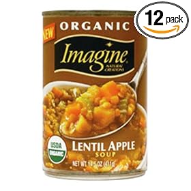 Imagine Organic Lentil Apple Soup, 14.5-Ounce Can (Pack of 12)
