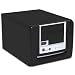MFBK400 - Micro Fly Black Micro ATX case with V400PSU, EXT 2-5.25