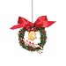 Grinch Clw Candy Cane Wreath Ornament