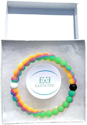 Earth Epic Silicone Bracelet (Neon, Large)