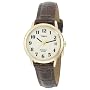 Timex Women's T20071 Easy Reader Brown Leather Watch