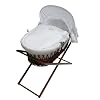 Baroo Abc Dark Wicker Moses Basket