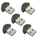 Micro Mini USB Bluetooth 2.0 Wireless Dongle Adapter Black 5-Pieces