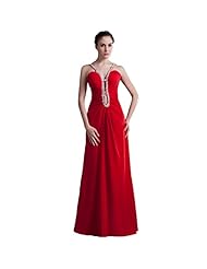 V-neck Chiffon Empire   Waistline Fall Bridesmaid Dress/Prom Dress 