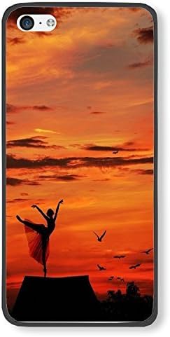 iPhone 5C Case Ballet Dance Phone Case Custom Black Polycarbonate Hard Case for Apple iPhone 5C