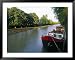 The Banks of the Canal, Canal Du Midi, Unesco Wiorld Heritage Site, Languedoc Roussillon Places Framed Art Poster Print by Bruno Barbier, 49x39