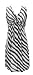 Peach Couture Fun and Trendy Knotted Twist Tank Sleeveless Striped Sundress