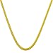 14k Yellow Gold Silk Foxtail Necklace