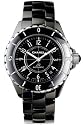 Chanel J12 Black Ceramic Automatic Midsize Unisex Watch H0685