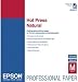 Epson Fine Art Hot Press Natural - Two-sided smooth matte cotton rag paper - 17 mil - Letter A Size (8.5 in x 11 in) - 330 g/m2 - 25 sheet(s)