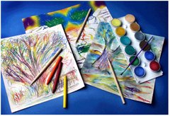 RAINBOW WHITE SCRATCH-ART 12 SHT