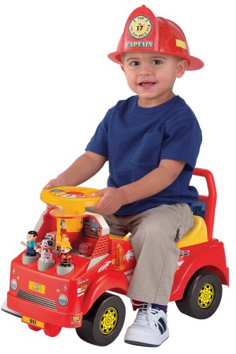Tek Nek Tons of Fun Fire Station Ride-On