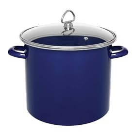 Buy Chantal 8-Quart Enamel-on- Steel Stockpot, Cobalt Blue now!