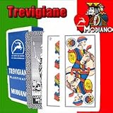 Trevigiane Modiano Regional Italian Playing Cards. Authentic Italian Deck. Includes Free Scopa and Briscola Instructions in English.