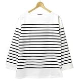 (セントジェームス)SAINTJAMES 長袖ボーダーTシャツ NAVAL II ナヴァル 男女兼用バスクシャツ NEIGE/NOIR[並行輸入品]