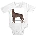 Onesie with dog, vicious, doberman, pet