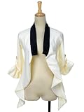 Anna-Kaci S/M Fit Beige Blazer Jacket