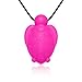 Siliconies Turtle Pendant - Silicone Necklace (Teething/Nursing/Sensory) (Pink)