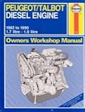 Peugeot Talbot diesel engine owners workshop manual