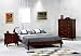 Basic Eastern King Bedroom Set w/ Dark Chocolate Finish
