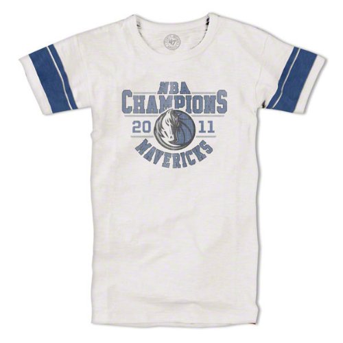 Dallas Mavericks Women's White '47 Brand 2011 NBA Champions Gametime T-Shirt