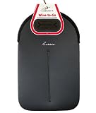 Wine Bottle Tote - Double - Black