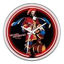 Captian Morgan Red Neon Chrome Clock Pose Figure Got a Little Captain in You?