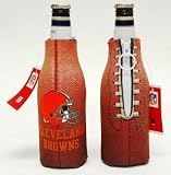 (2) NFL CLEVELAND BROWNS BOTTLE COOLIE KOOZIES NEW!