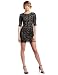 ABS by Allen Schwartz Women's Boat Neck Lace Shift Dress