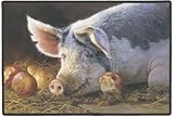 Lady Marmalade Pig Doormat Door Mat Rug Bonnie Marris