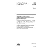 ISO 6974-4:2000, Natural gas -- Determination of composition with defined uncertainty by gas chromatography -- Part 4: Determination of nitrogen, ... and on-line measuring system using two colu