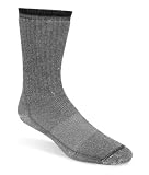 Wigwam Mens Merino Wool Comfort Hiker Crew Length 2-Pack Sock, Navy, Large